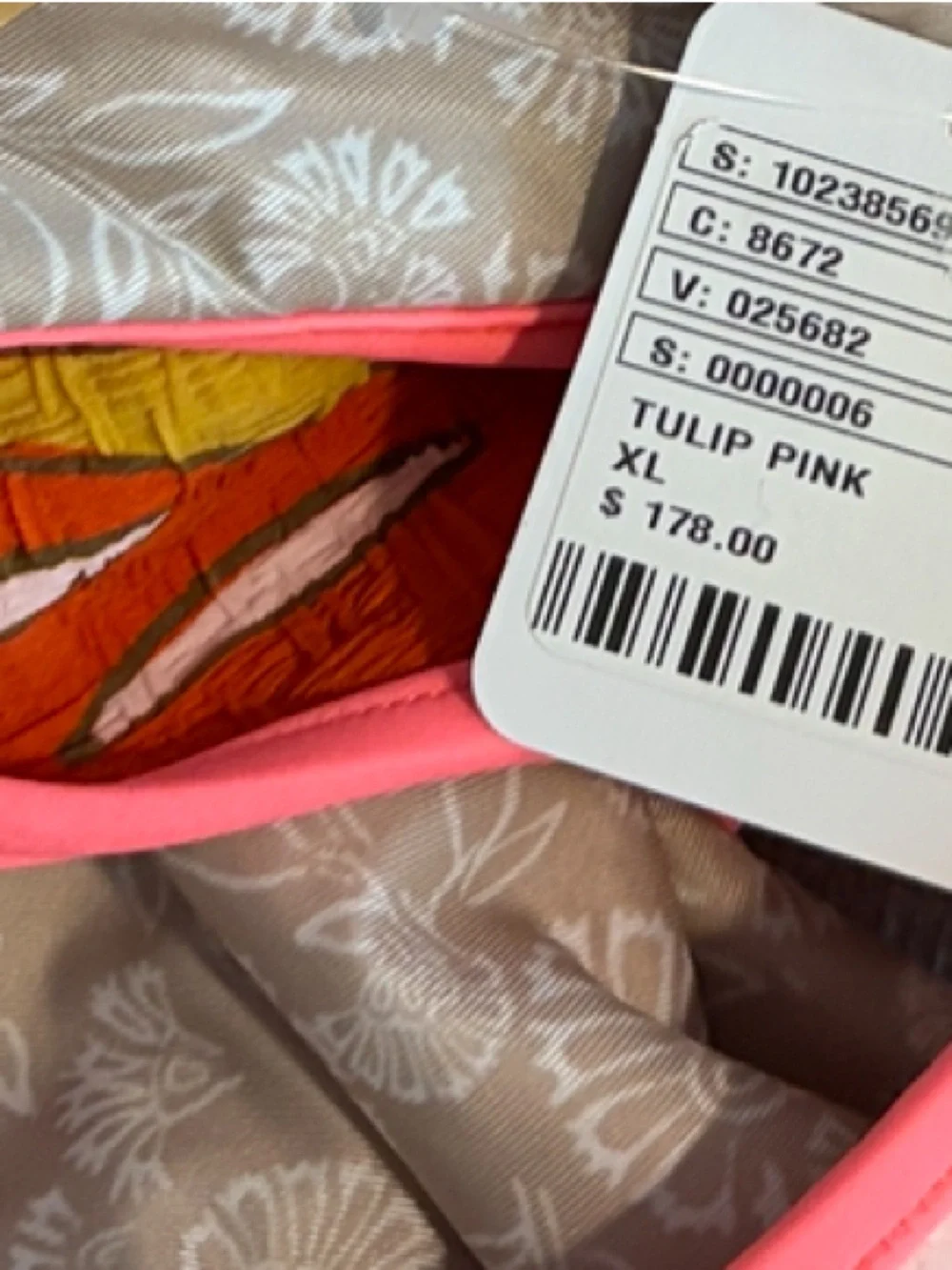 Free People Free-est Amber Printed One Piece Swimsuit Pura Vida Blush XL NEW NWT